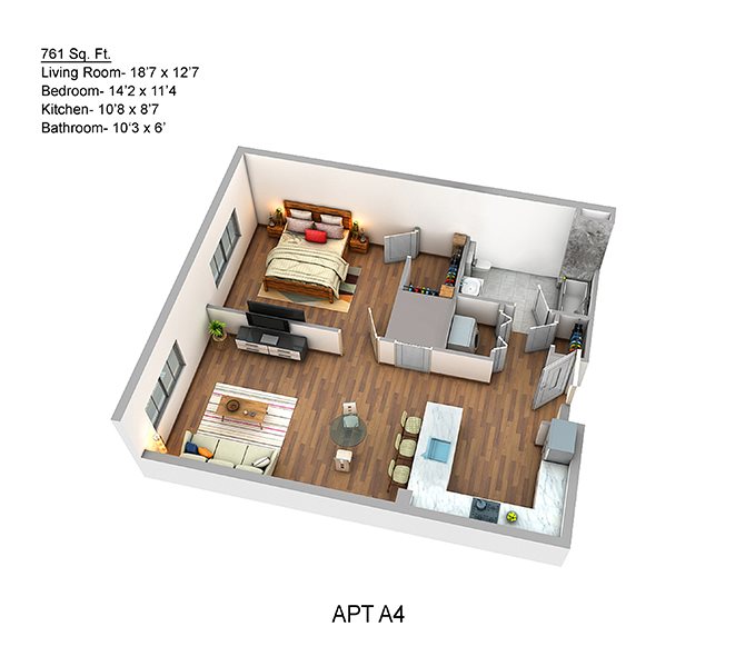 A4 Floor Plan 4